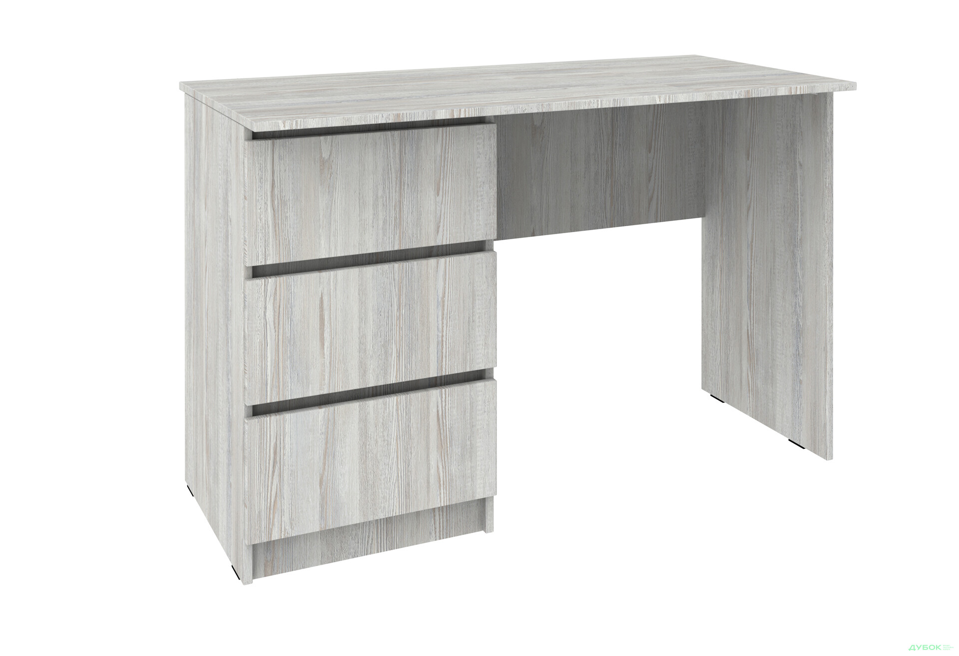 Стол письменный Киевский стандарт КС 12 с 3-мя ящиками левый 120x58 см сосна натти - Изображение 1 Изображение 1 - Стол письменный Киевский стандарт КС 12 с 3-мя ящиками левый 120x58 см сосна натти