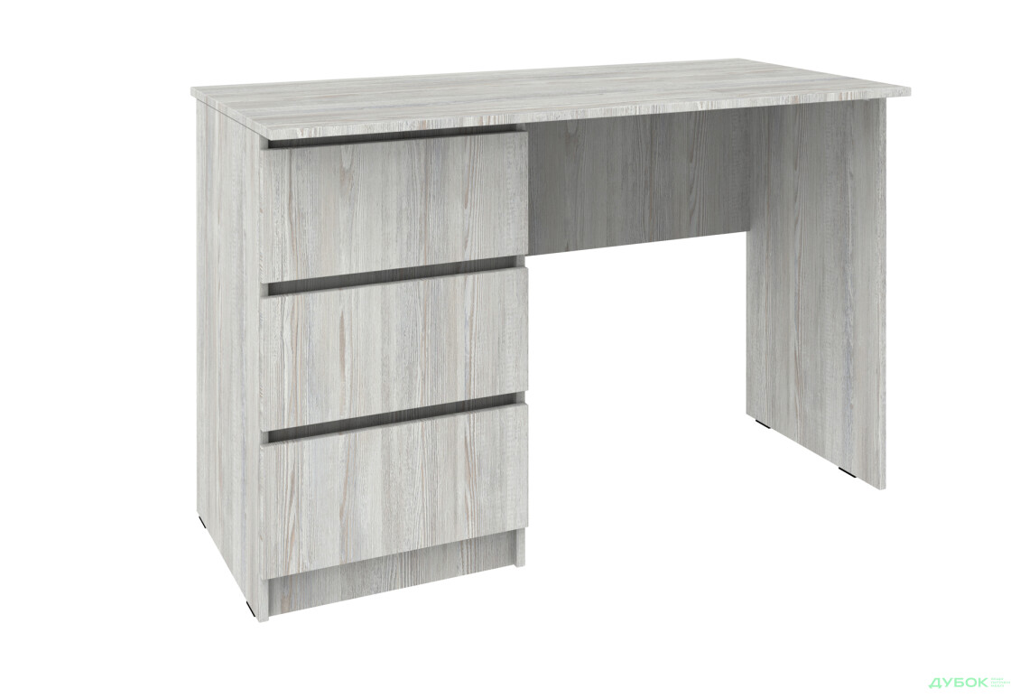 Стол письменный Киевский стандарт КС 12 с 3-мя ящиками левый 120x58 см сосна натти - Изображение 1 Изображение 1 - Стол письменный Киевский стандарт КС 12 с 3-мя ящиками левый 120x58 см сосна натти