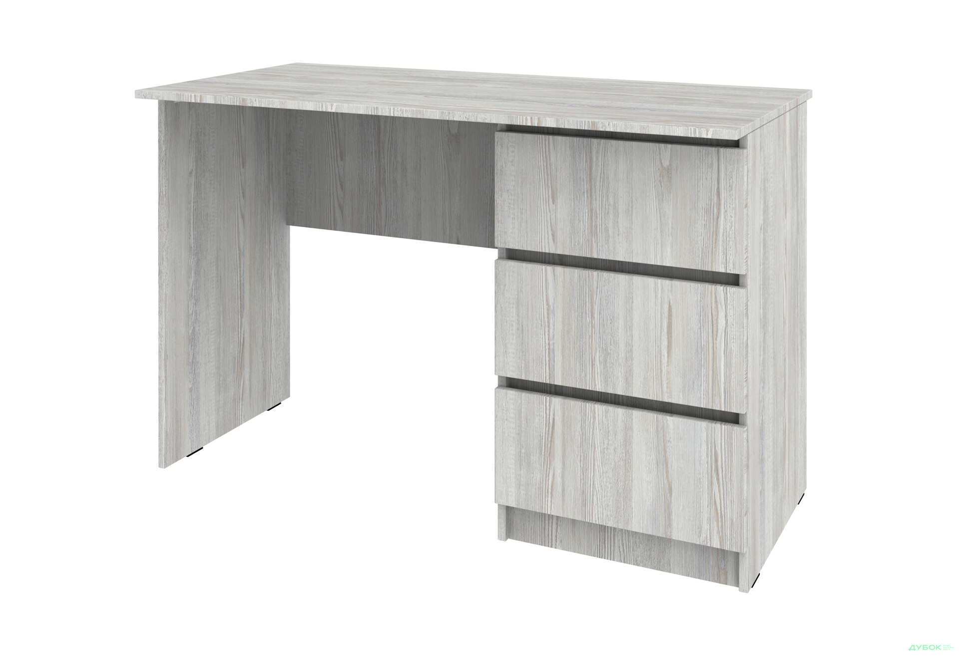 Стіл письмовий Київський стандарт КС 12 з 3-ма шухлядами правий 120x58 см сосна натті - Зображення 1 Зображення 1 - Стіл письмовий Київський стандарт КС 12 з 3-ма шухлядами правий 120x58 см сосна натті