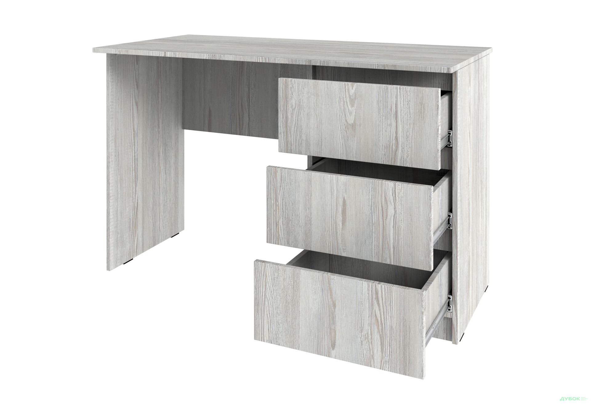 Стіл письмовий Київський стандарт КС 12 з 3-ма шухлядами правий 120x58 см сосна натті - Зображення 3 Зображення 3 - Стіл письмовий Київський стандарт КС 12 з 3-ма шухлядами правий 120x58 см сосна натті