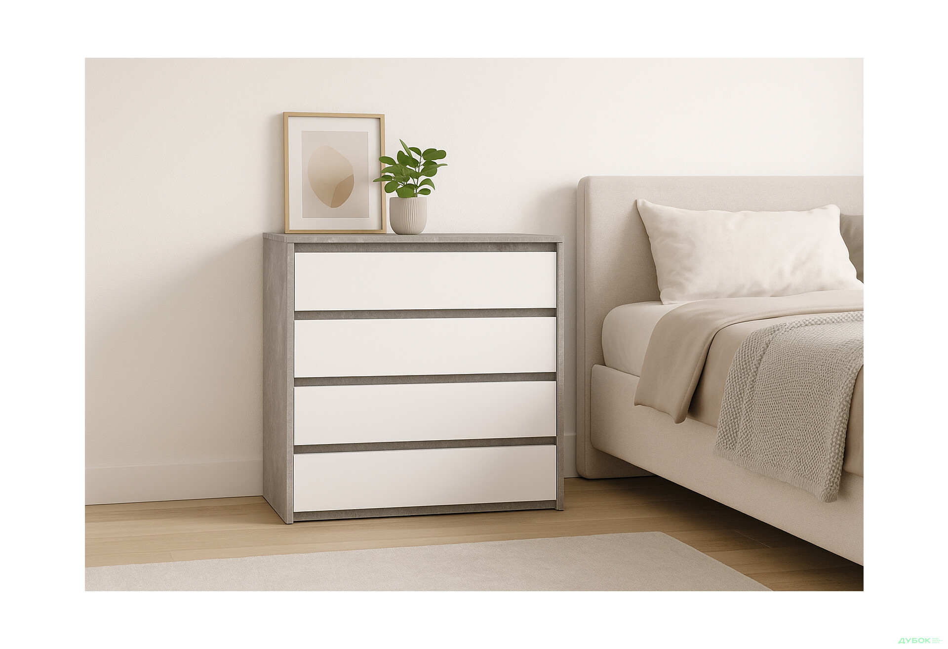 Комод Киевский стандарт №10 с 4 ящиками 80 см - Изображение 6 Изображение 6 - Комод Киевский стандарт №10 с 4 ящиками 80 см