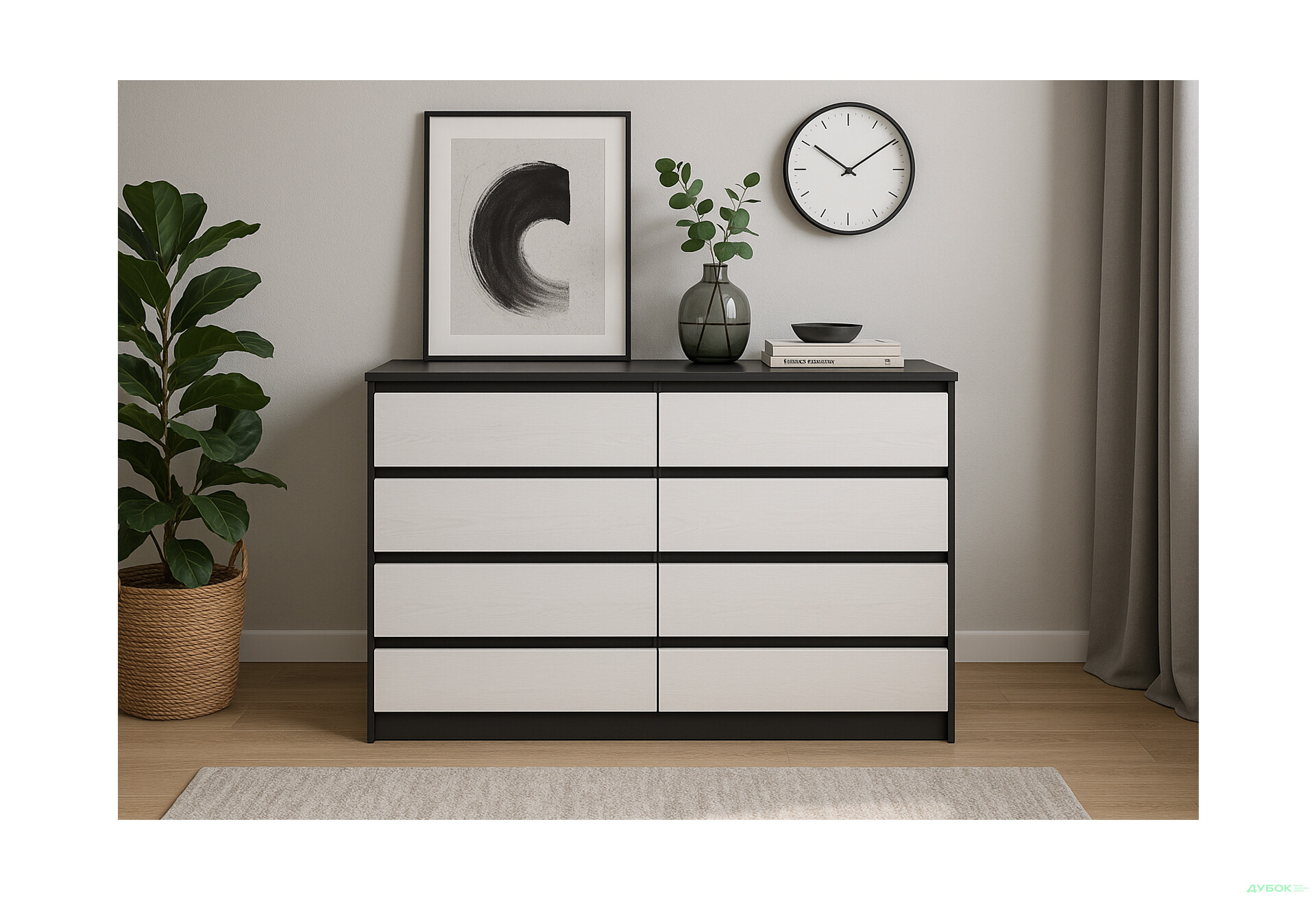 Комод Киевский стандарт №16 с 8 ящиками 141 см - Изображение 6 Изображение 6 - Комод Киевский стандарт №16 с 8 ящиками 141 см