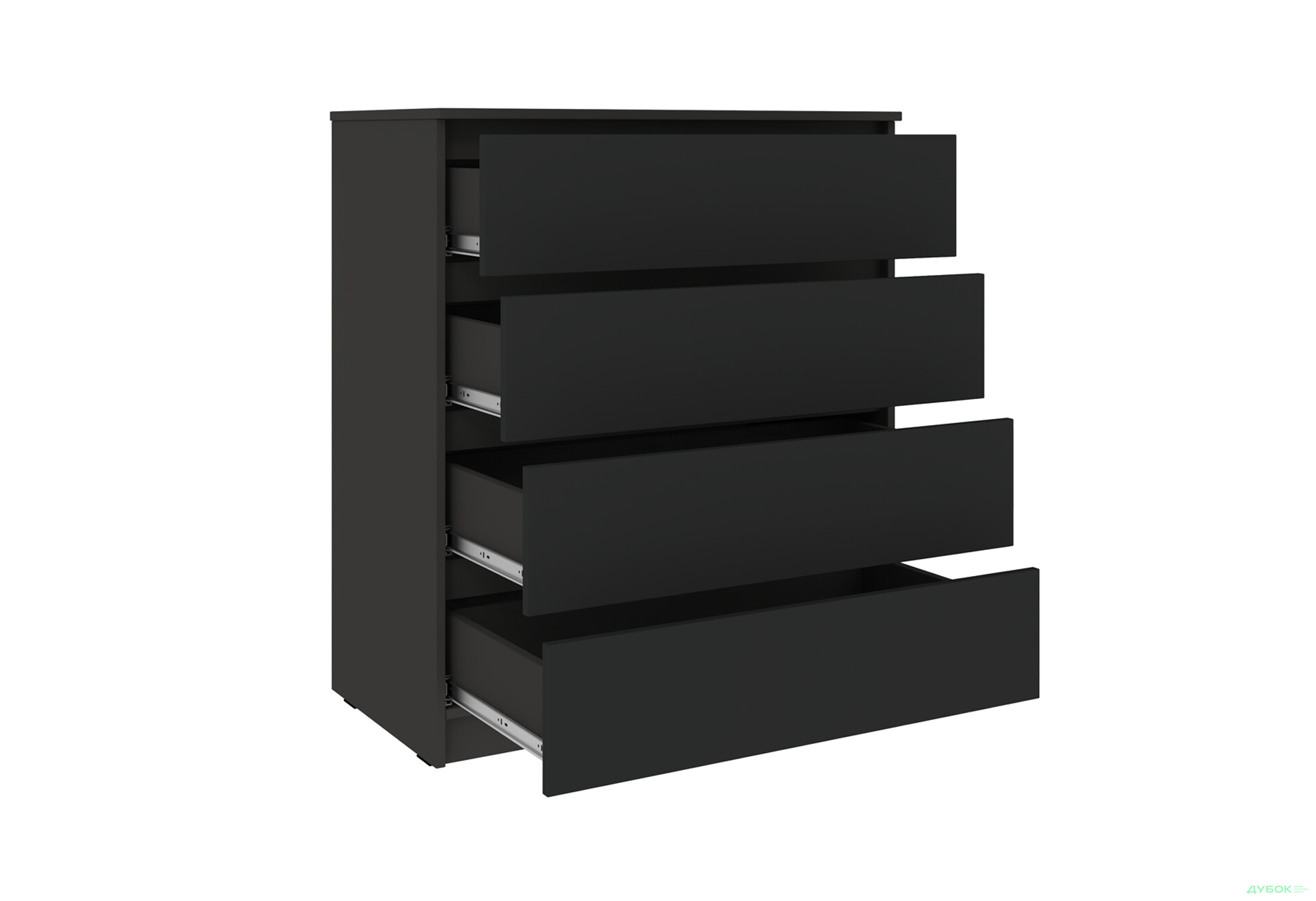 Комод Киевский стандарт №14 с 4 ящиками 86 см антрацит / кварцит - Изображение 3 Изображение 3 - Комод Киевский стандарт №14 с 4 ящиками 86 см антрацит / кварцит