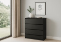 Комод Киевский стандарт №14 с 4 ящиками 86 см антрацит / кварцит - Изображение 2 Изображение 2 - Комод Киевский стандарт №14 с 4 ящиками 86 см антрацит / кварцит