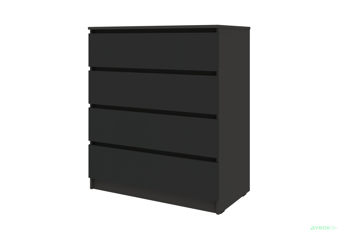 Комод Киевский стандарт №14 с 4 ящиками 86 см антрацит / кварцит - Изображение 1 Изображение 1 - Комод Киевский стандарт №14 с 4 ящиками 86 см антрацит / кварцит