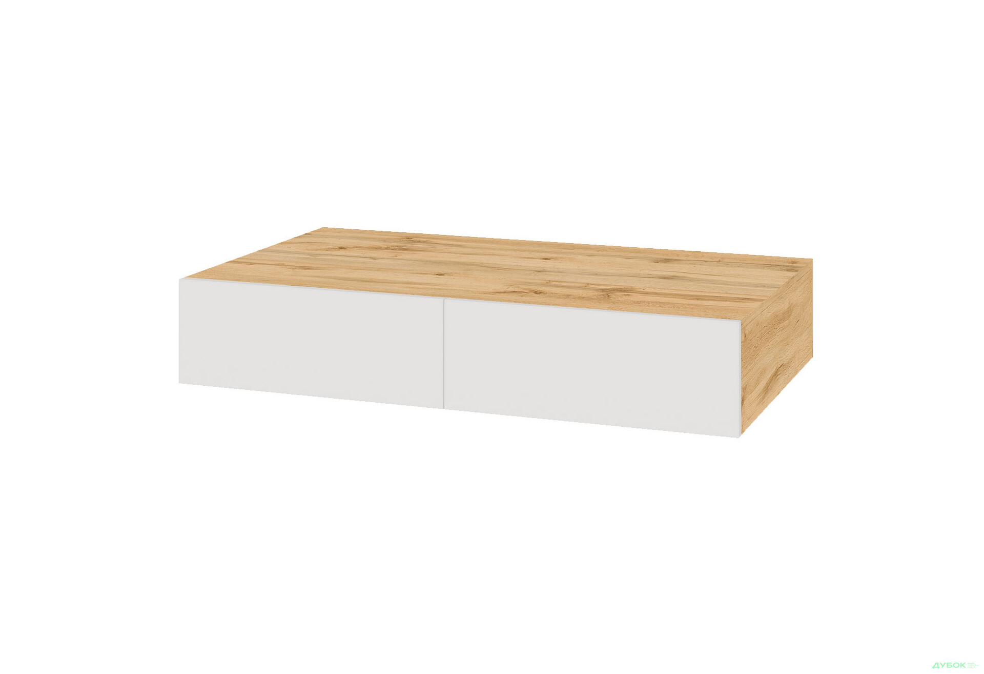 Стіл письмовий підвісний Світ Меблів Спейс 100 см, дуб аппалачі / німфея альба - Зображення 1 Зображення 1 - Стіл письмовий підвісний Світ Меблів Спейс 100 см, дуб аппалачі / німфея альба