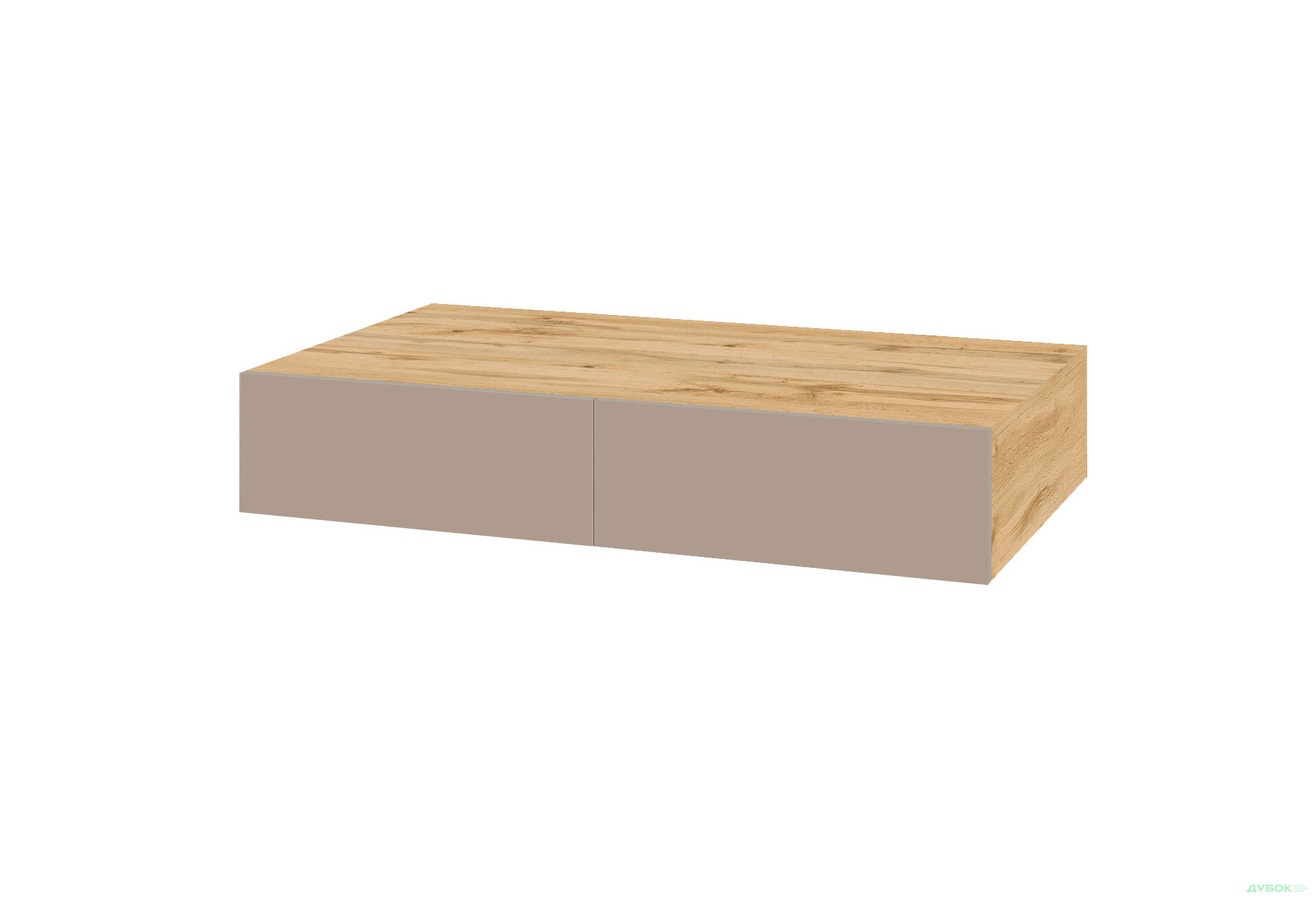 Стіл письмовий підвісний Світ Меблів Спейс 100 см, дуб аппалачі / тоффі - Зображення 1 Зображення 1 - Стіл письмовий підвісний Світ Меблів Спейс 100 см, дуб аппалачі / тоффі