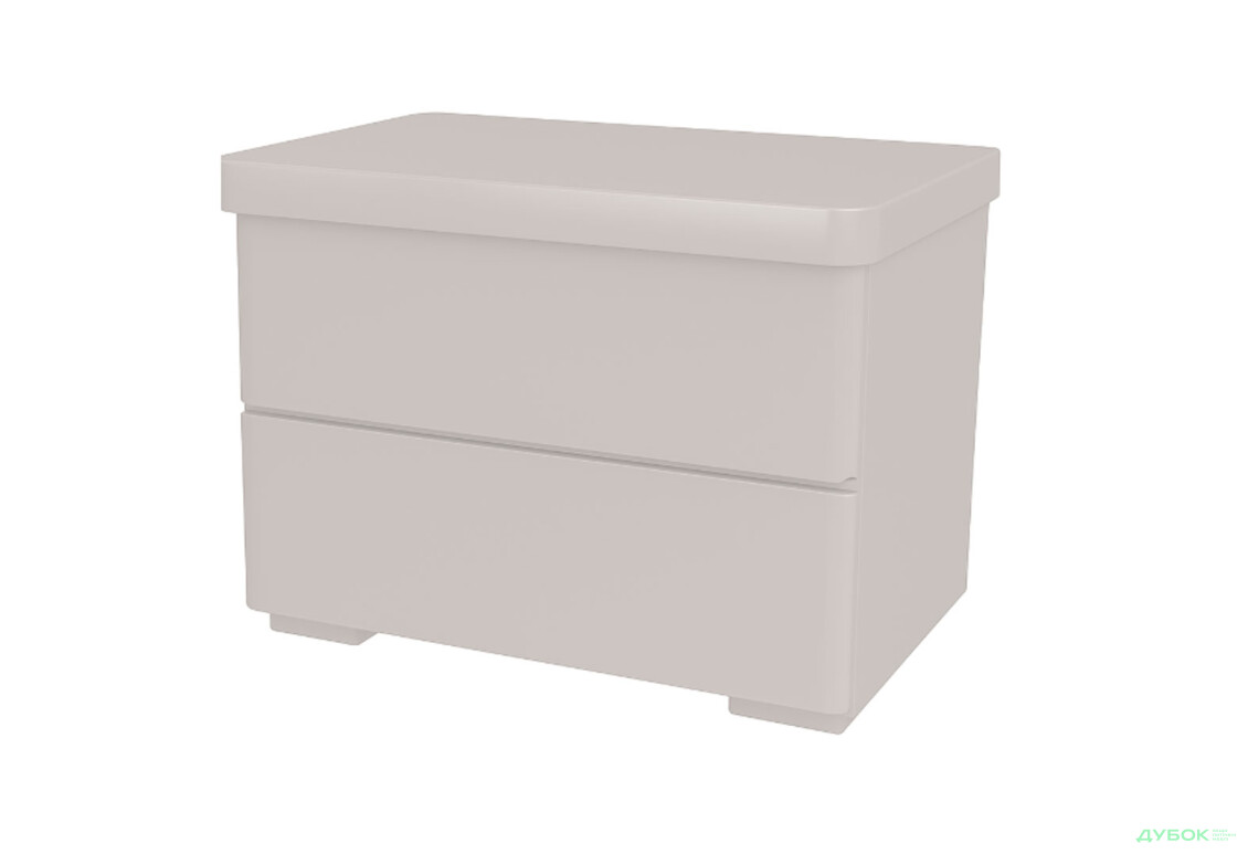 Тумба приліжкова Arbor Drev Регіна з 2 шухлядами 50 см кашемір сосна - Зображення 1 Зображення 1 - Тумба приліжкова Arbor Drev Регіна з 2 шухлядами 50 см кашемір сосна