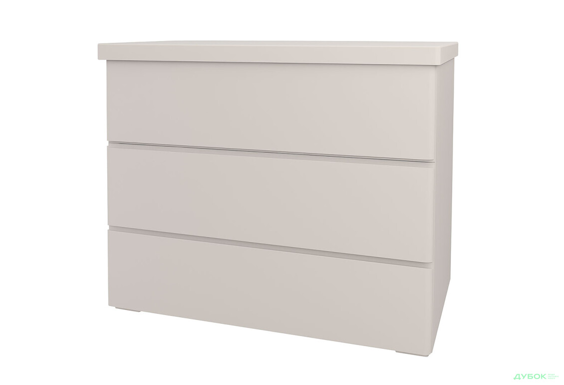Комод Arbor Drev Регіна з 3 шухлядами 91 см сосна, кашемір - Зображення 1 Зображення 1 - Комод Arbor Drev Регіна з 3 шухлядами 91 см сосна, кашемір
