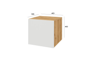 Антресоль 40 см дуб аппалачі / німфея альба Зображення Антресоль 40 см дуб аппалачі / німфея альба