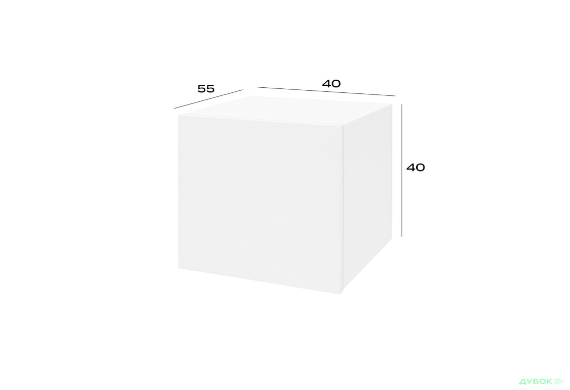 Антресоль до шафи Світ Меблів Спейс 40 см, німфея альба - Зображення 2 Зображення 2 - Антресоль до шафи Світ Меблів Спейс 40 см, німфея альба