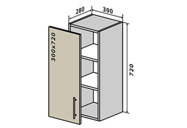 В2 Тумба 1Д 30 Лорі / Lori VIP-master