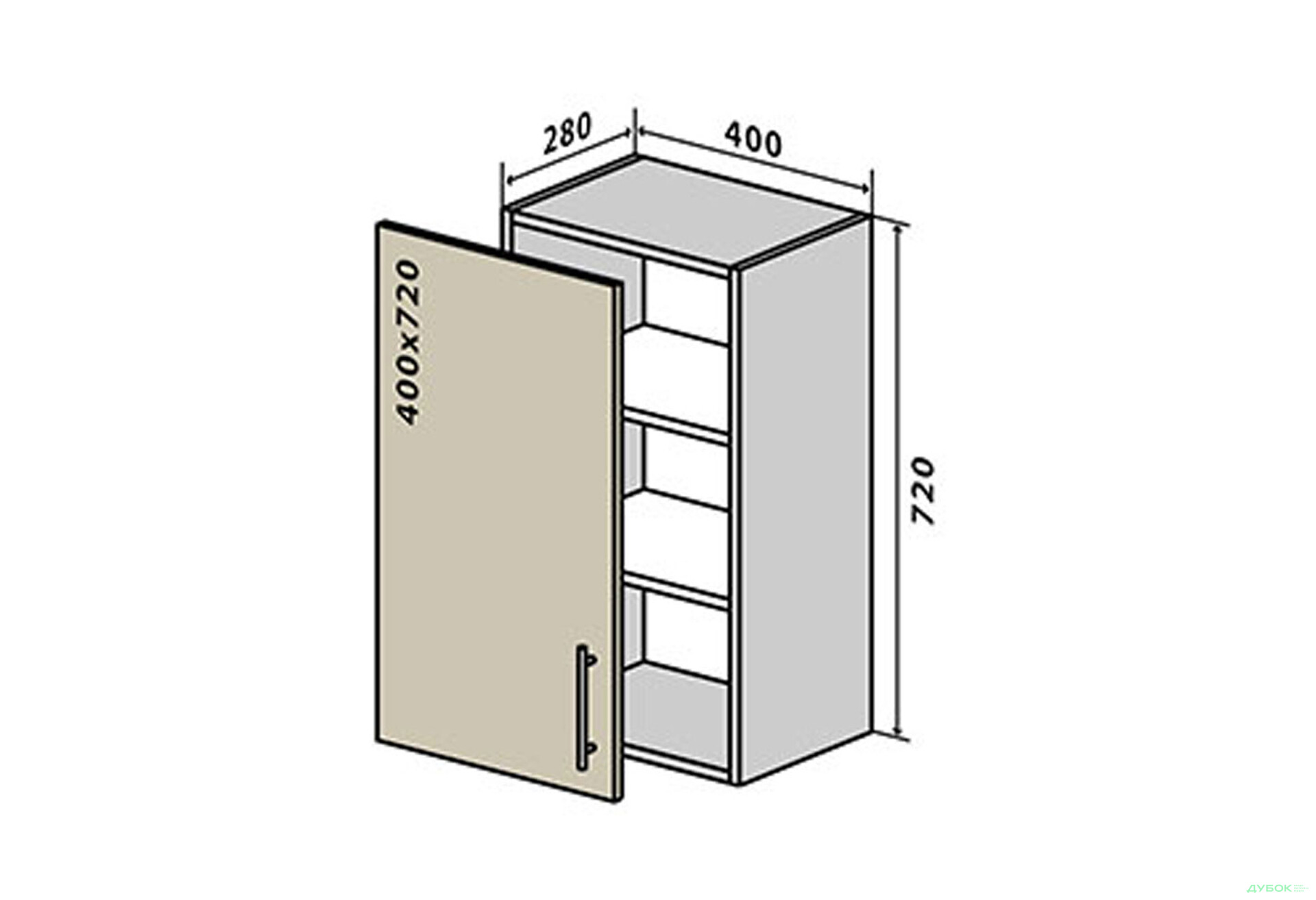 В3 Тумба 1Д 40 Лорі / Lori VIP-master - Зображення 1 Зображення 1 - В3 Тумба 1Д 40 Лорі / Lori VIP-master