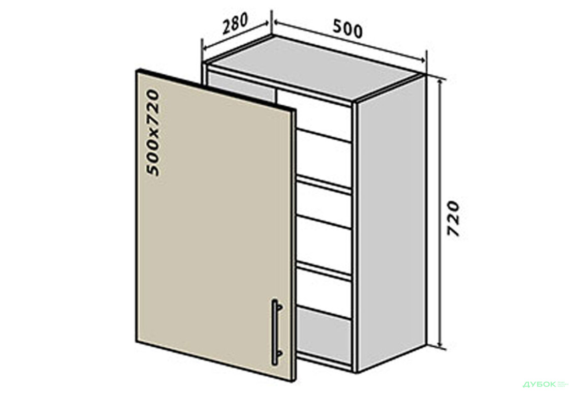 В5 Тумба 1Д 50 Лори / Lori Вип-Мастер - Изображение 1 Изображение 1 - В5 Тумба 1Д 50 Лори / Lori Вип-Мастер