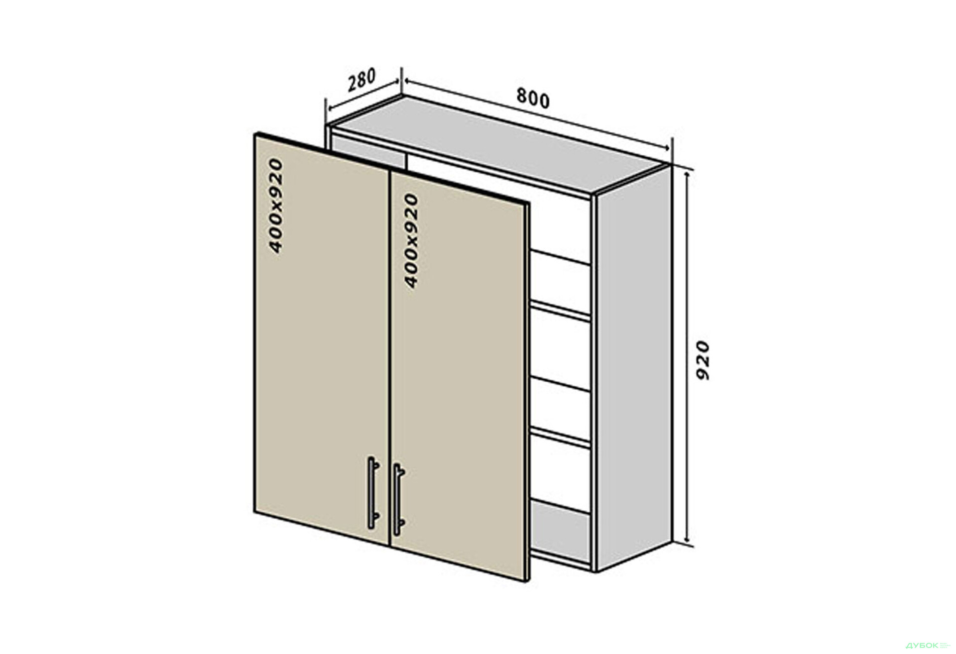 В48 Тумба 2Д 80 Лори / Lori Вип-Мастер - Изображение 1 Изображение 1 - В48 Тумба 2Д 80 Лори / Lori Вип-Мастер