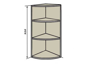 В56R Полиці кутові 92