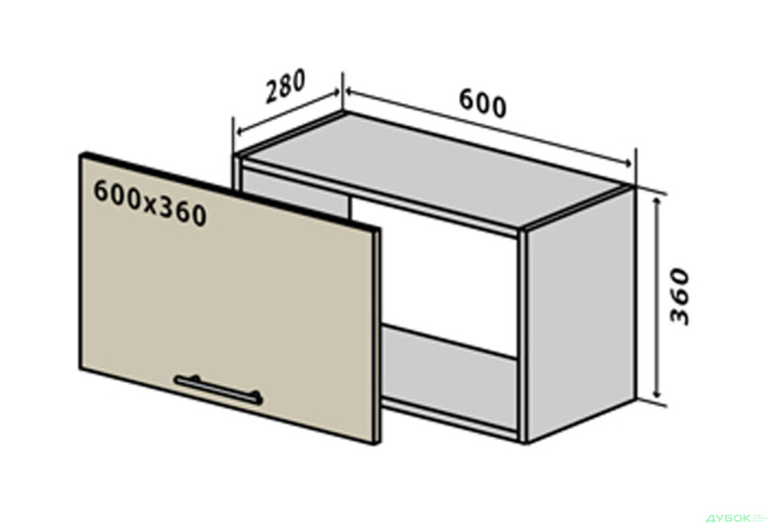 В10 Тумба низька 60 Прайм / Prime VIP-master - Зображення 1 Зображення 1 - В10 Тумба низька 60 Прайм / Prime VIP-master