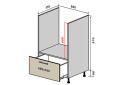 Н32 Тумба для духовки 1Ш New Прайм / Prime Вип-Мастер - Изображение 1 Изображение 1 - Н32 Тумба для духовки 1Ш New Прайм / Prime Вип-Мастер