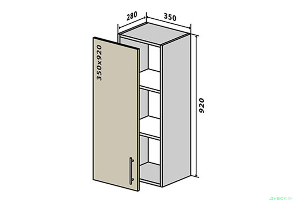 В31 Тумба 1Д 35 Прайм / Prime VIP-master - Зображення 1 Зображення 1 - В31 Тумба 1Д 35 Прайм / Prime VIP-master