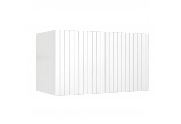 Антресоль 2Д Лайн Елегант 100x55x50 см німфея альба / білий мат