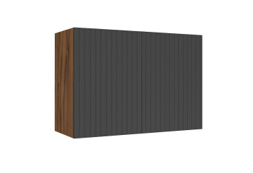 Антресоль 2Д Лайн Элегант 100x55x50 см дуб ливорно / графит мат