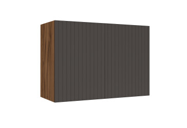 Антресоль Київський стандарт Лайн Елегант 2-дверна 100 см дуб ліворно / графіт мат