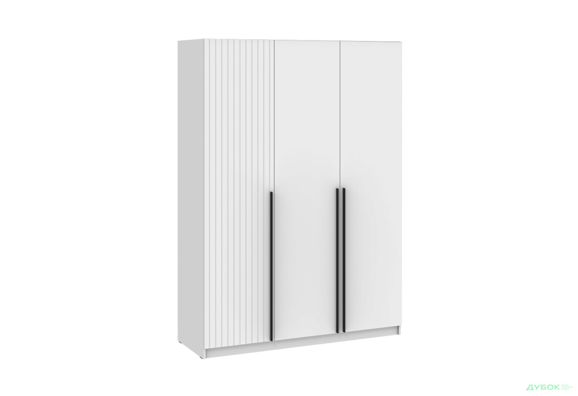 Шкаф Киевский стандарт Лайн Элегант 3-дверный 150 см нимфея альба / белый мат - Изображение 1 Изображение 1 - Шкаф Киевский стандарт Лайн Элегант 3-дверный 150 см нимфея альба / белый мат