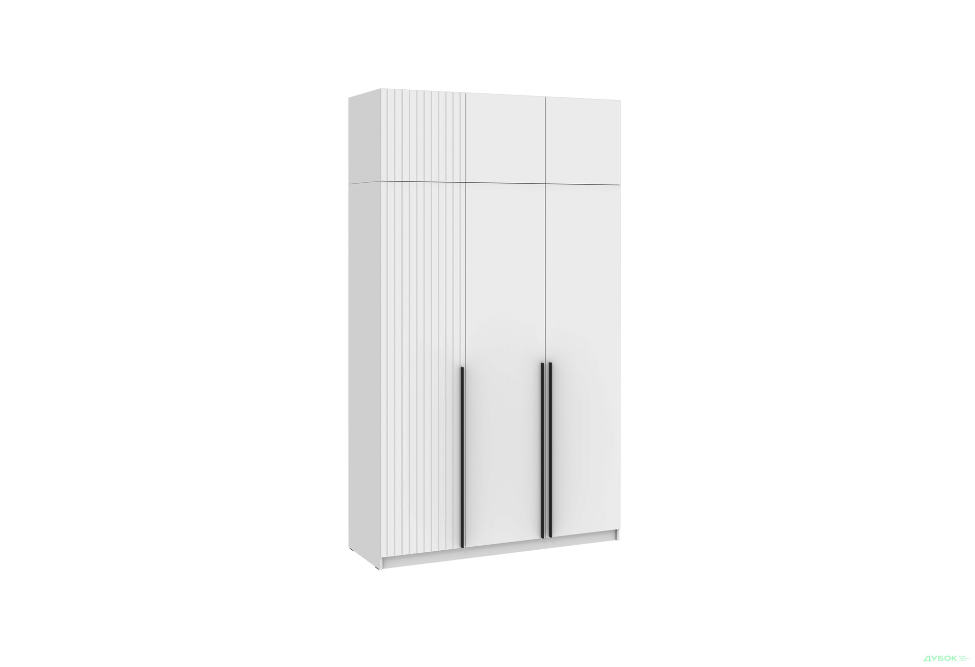 Шкаф Киевский стандарт Лайн Элегант 6-дверный с антресолью 150 см нимфея альба / белый мат - Изображение 1 Изображение 1 - Шкаф Киевский стандарт Лайн Элегант 6-дверный с антресолью 150 см нимфея альба / белый мат