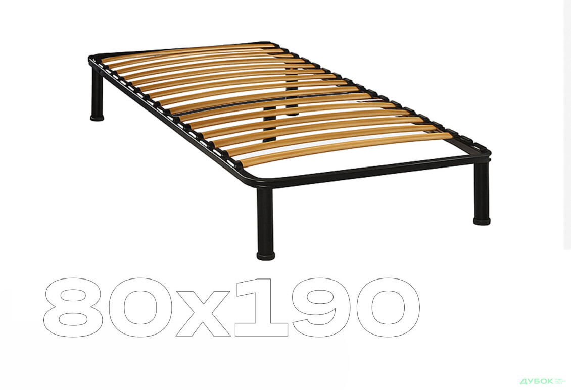 Каркас-ламелі з ніжками Стандарт 800х1900 Kredens furniture - Зображення 1 Зображення 1 - Каркас-ламелі з ніжками Стандарт 800х1900 Kredens furniture