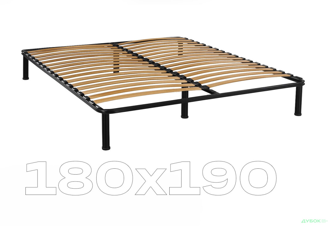 Каркас-ламелі з ніжками Стандарт 1800х1900 Kredens furniture - Зображення 1 Зображення 1 - Каркас-ламелі з ніжками Стандарт 1800х1900 Kredens furniture