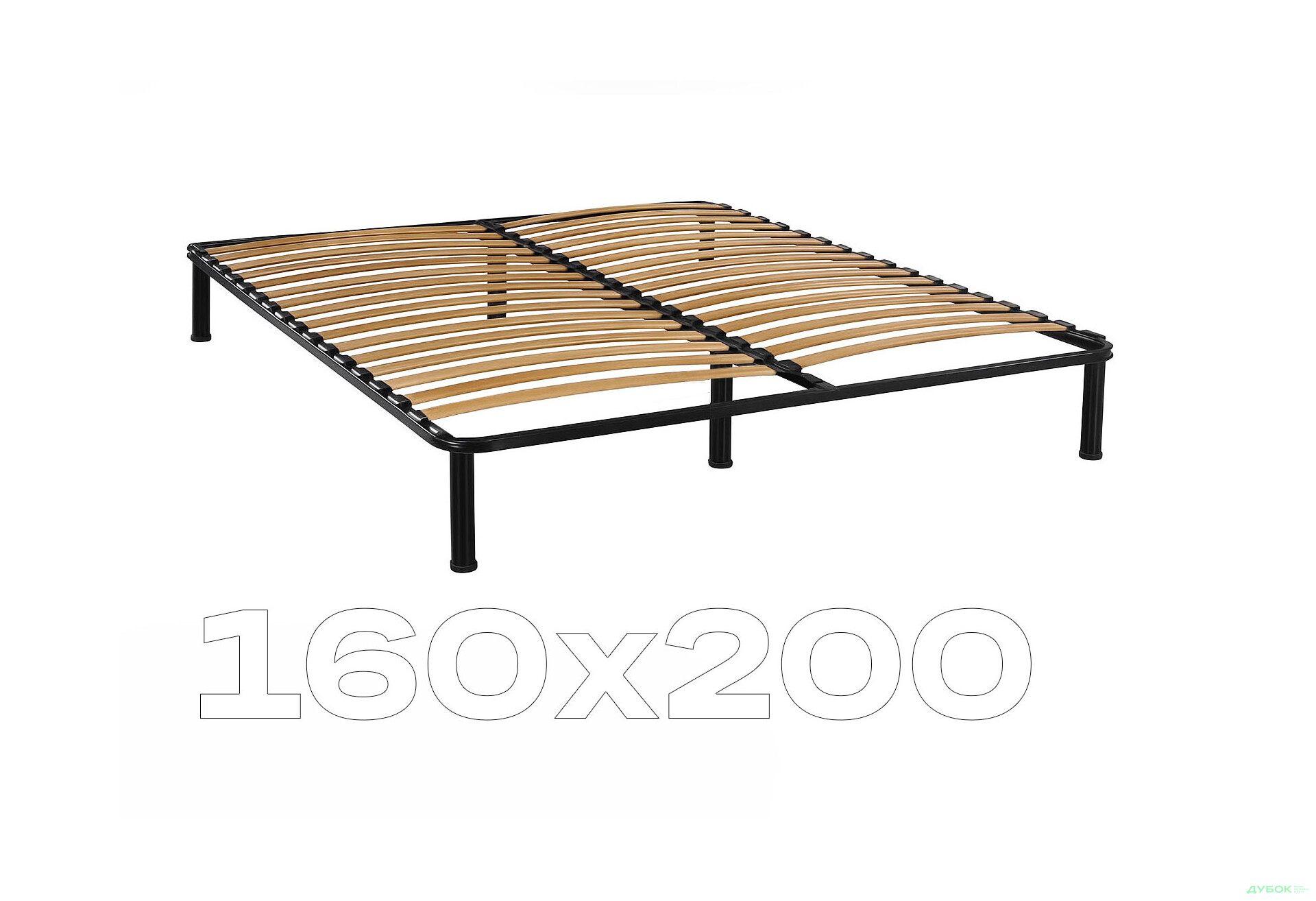 Зображення 1 - Каркас-ламелі з ніжками XXL 1600х2000 Kredens furniture