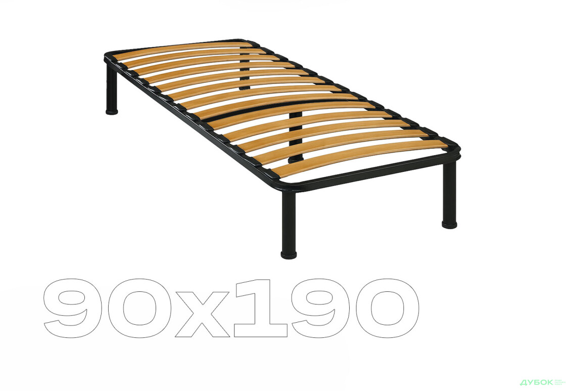 Каркас-ламелі з ніжками XXL 900х1900 Kredens furniture