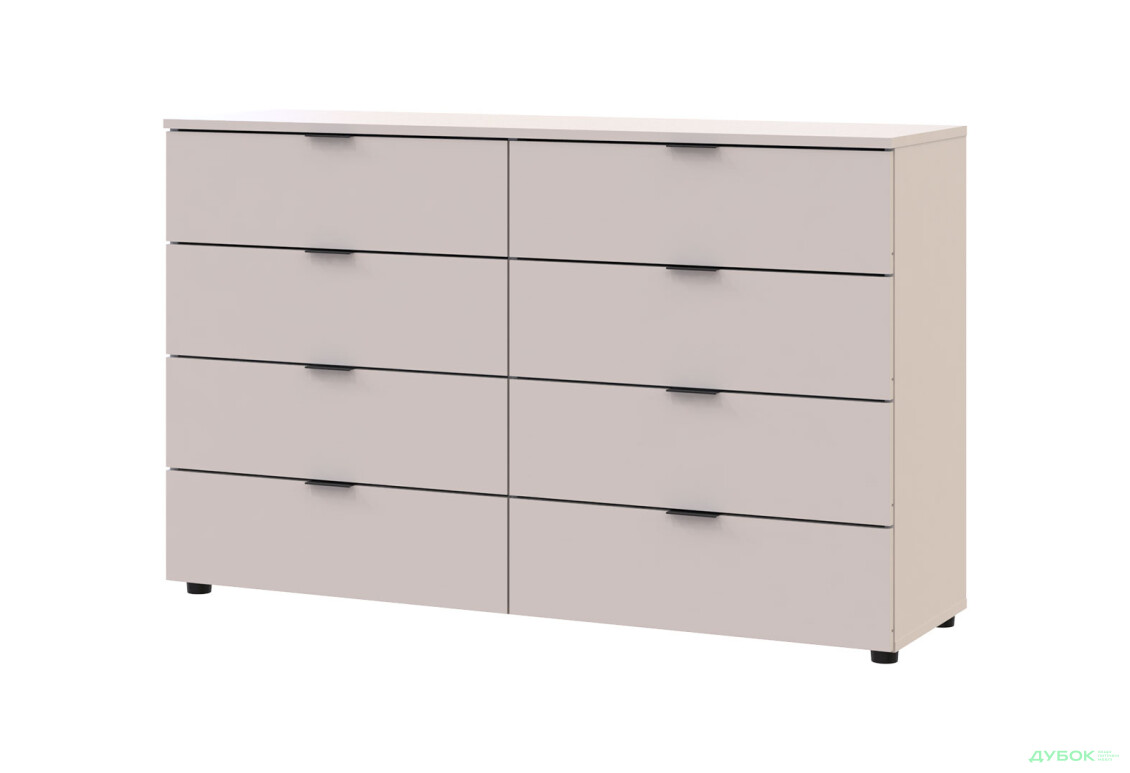 Комод Doros Рон 8 с 8 ящиками 130 см Кашемир