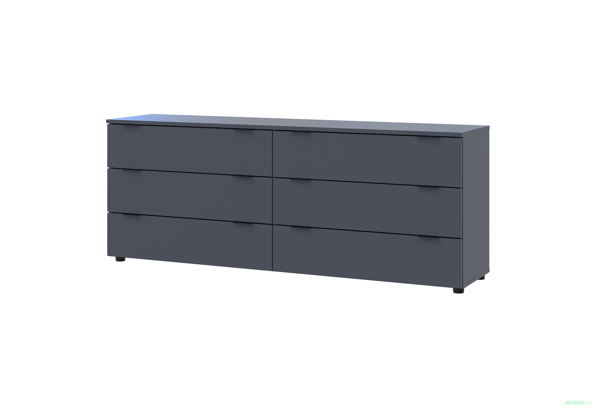 Изображение 1 - Комод Doros Рон 9 с 6 ящиками 160 см Графит