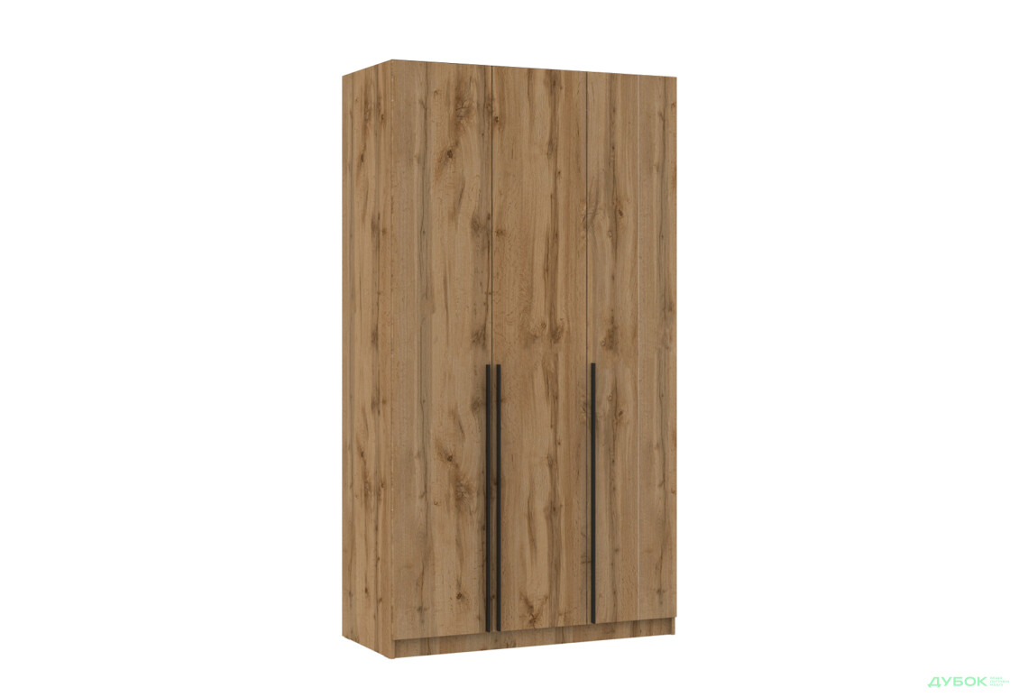 Шкаф Киевский стандарт Элегант Д 3-дверный 120 см дуб аппалачи - Изображение 1 Изображение 1 - Шкаф Киевский стандарт Элегант Д 3-дверный 120 см дуб аппалачи