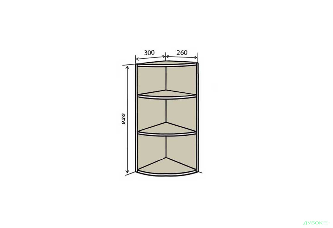 В56R Полиці кутові 92 Лорі Люкс / Lori Luxe VIP-master - Зображення 1 Зображення 1 - В56R Полиці кутові 92 Лорі Люкс / Lori Luxe VIP-master