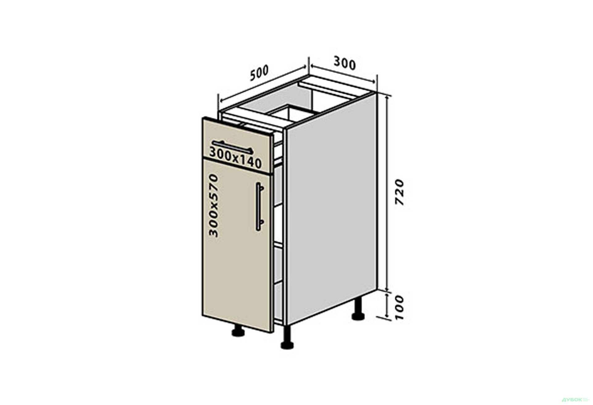 Н22 Тумба 1Ш1Д 30 Лорі Люкс / Lori Luxe VIP-master - Зображення 1 Зображення 1 - Н22 Тумба 1Ш1Д 30 Лорі Люкс / Lori Luxe VIP-master
