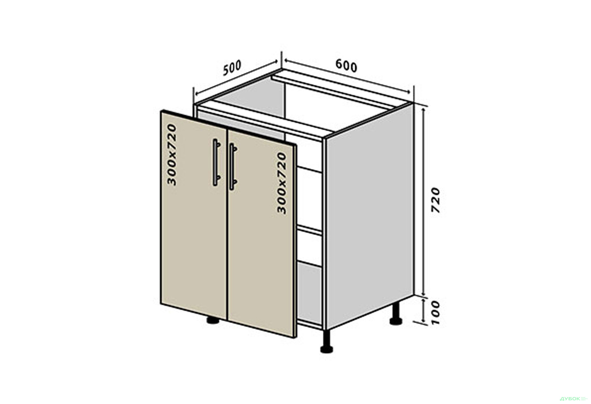 Н6 Тумба 2Д 60 Лори Люкс / Lori Luxe Вип-Мастер - Изображение 1 Изображение 1 - Н6 Тумба 2Д 60 Лори Люкс / Lori Luxe Вип-Мастер