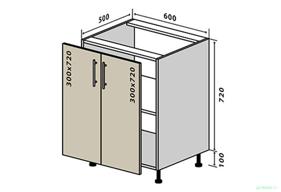 Н6 Тумба 2Д 60 Лори Люкс / Lori Luxe Вип-Мастер - Изображение 1 Изображение 1 - Н6 Тумба 2Д 60 Лори Люкс / Lori Luxe Вип-Мастер