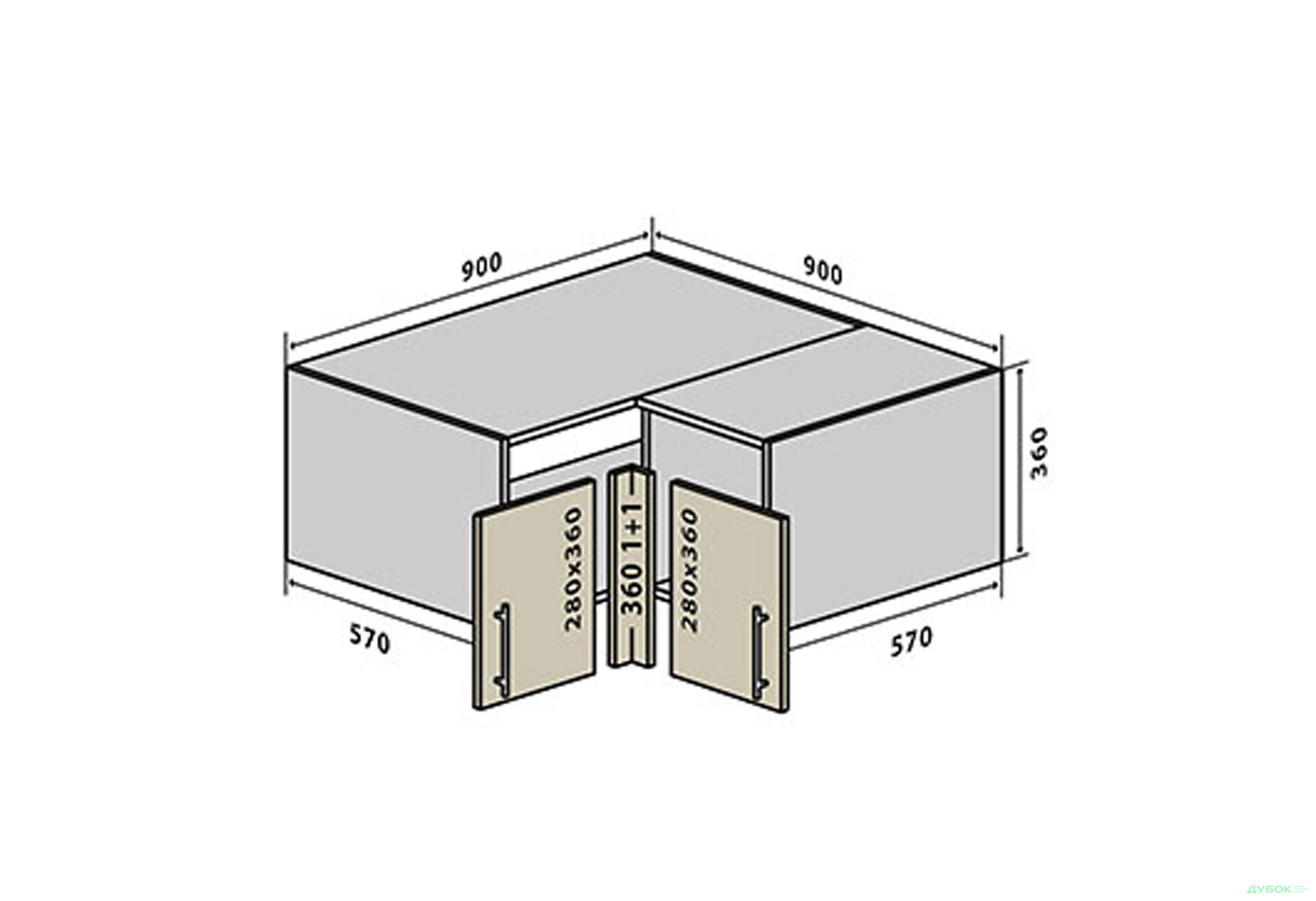 В80 Тумба угловая 90 Лори Люкс / Lori Luxe Вип-Мастер - Изображение 1 Изображение 1 - В80 Тумба угловая 90 Лори Люкс / Lori Luxe Вип-Мастер