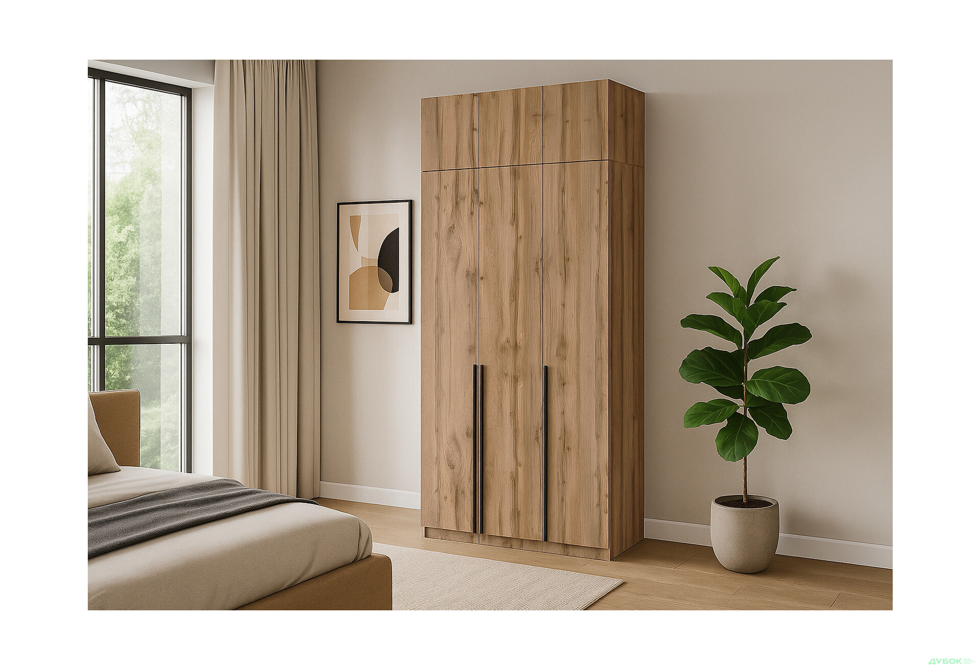 Шафа Київський стандарт Елегант Д 6-дверна з антресоллю 120 см - Зображення 1 Зображення 1 - Шафа Київський стандарт Елегант Д 6-дверна з антресоллю 120 см