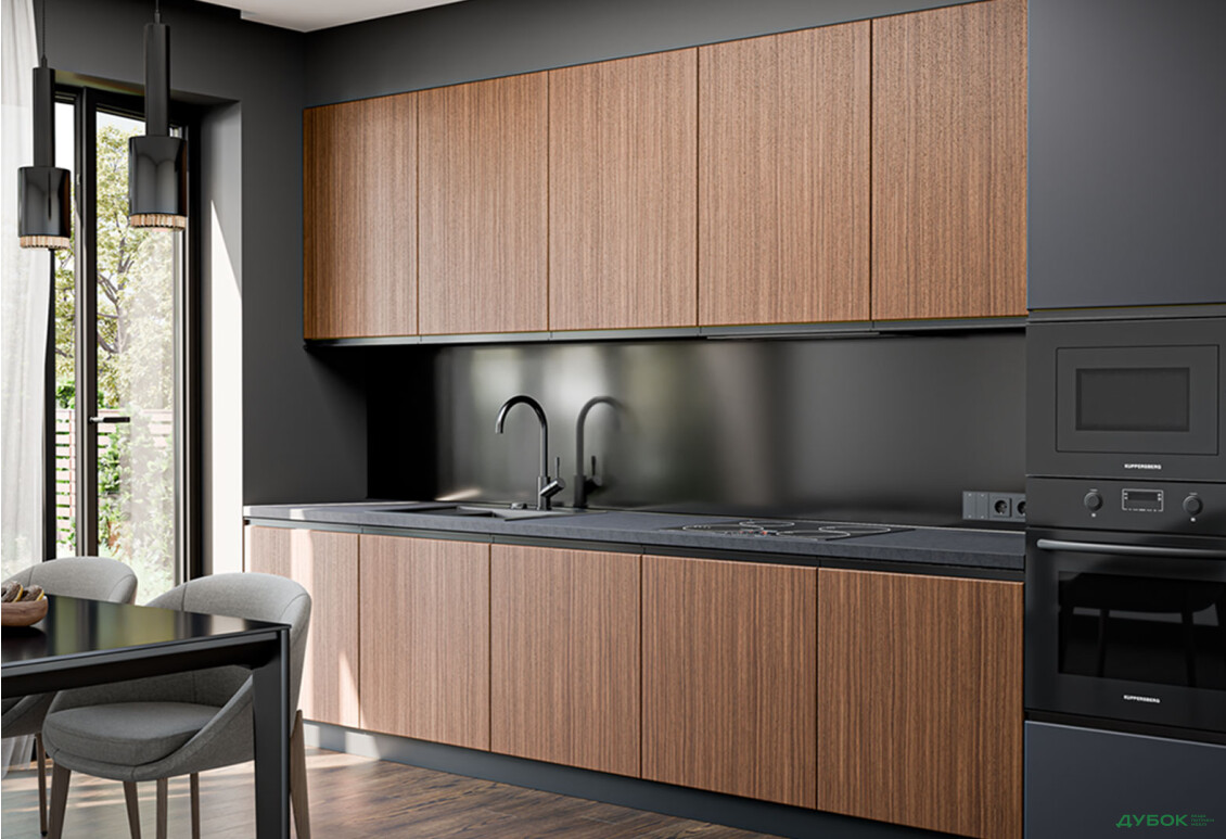 Кухня VIP-master Лорі Люкс / Lori Luxe 360 см, горіх браун V - Зображення 1 Зображення 1 - Кухня VIP-master Лорі Люкс / Lori Luxe 360 см, горіх браун V