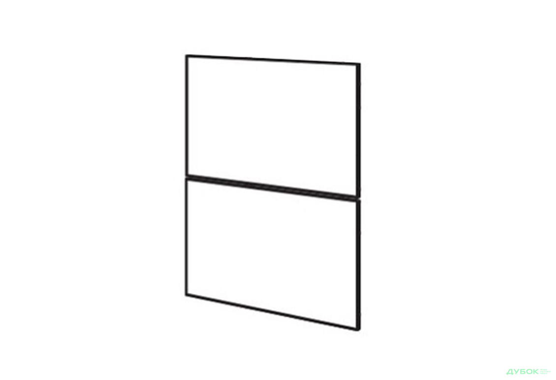 Фасад ф ш 600 (1+1) WoodLine VIP-master - Зображення 1 Зображення 1 - Фасад ф ш 600 (1+1) WoodLine VIP-master