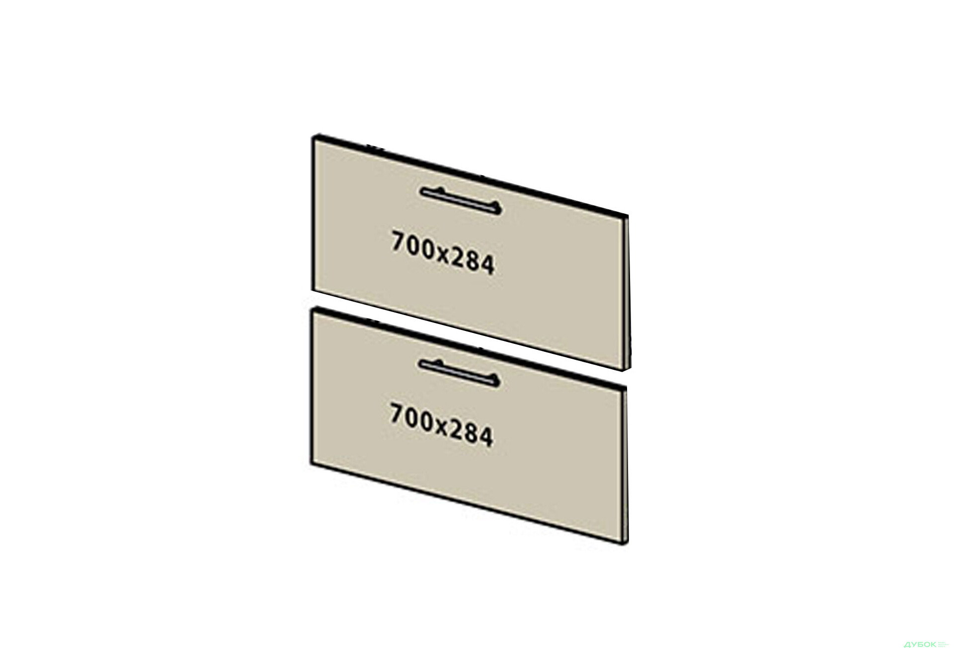Изображение 1 - Фасад ф ш 700*300 (1+1) WoodLine Вип-Мастер