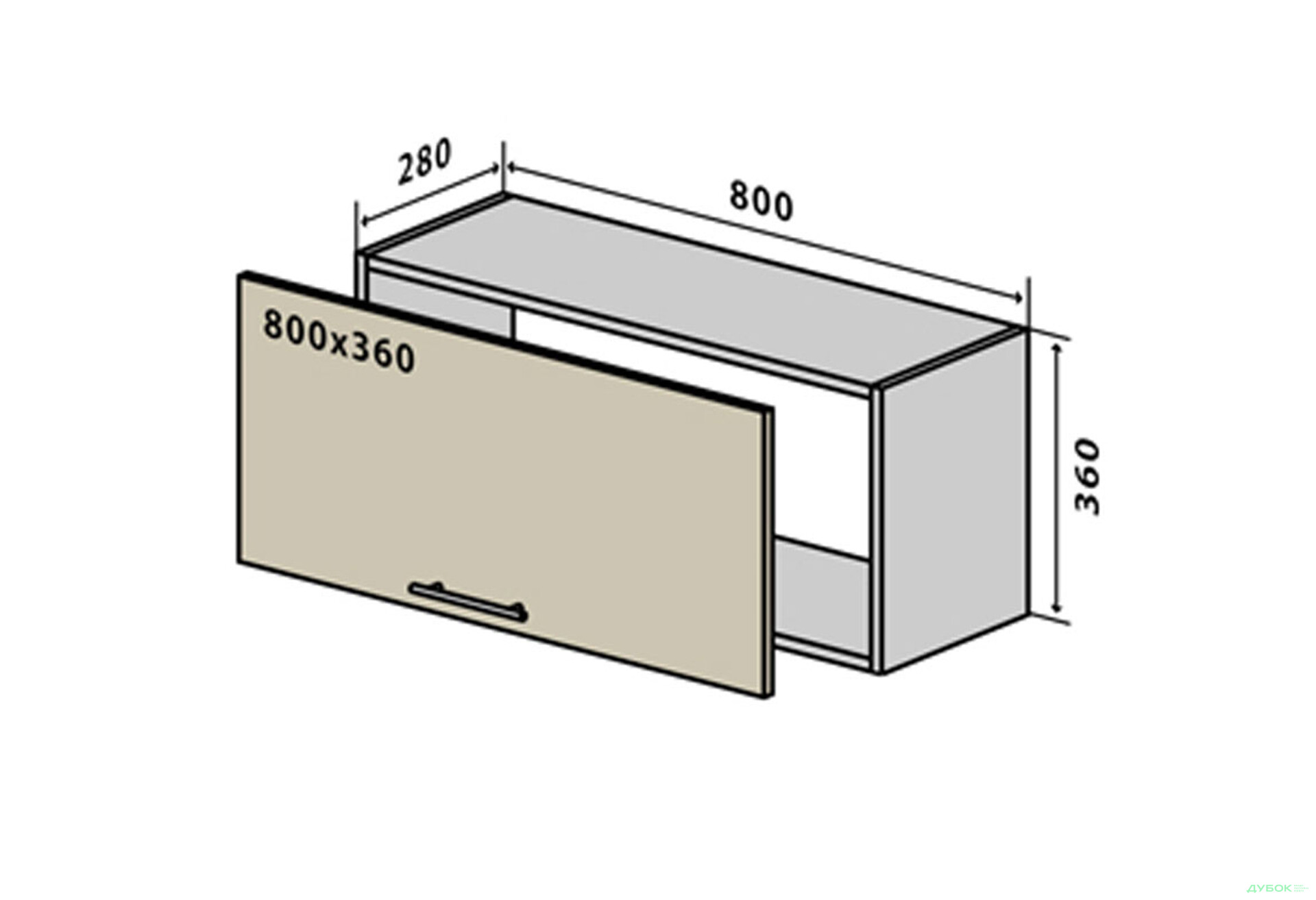 В11 Тумба низька 80 Вудлайн / WoodLine VIP-master - Зображення 1 Зображення 1 - В11 Тумба низька 80 Вудлайн / WoodLine VIP-master