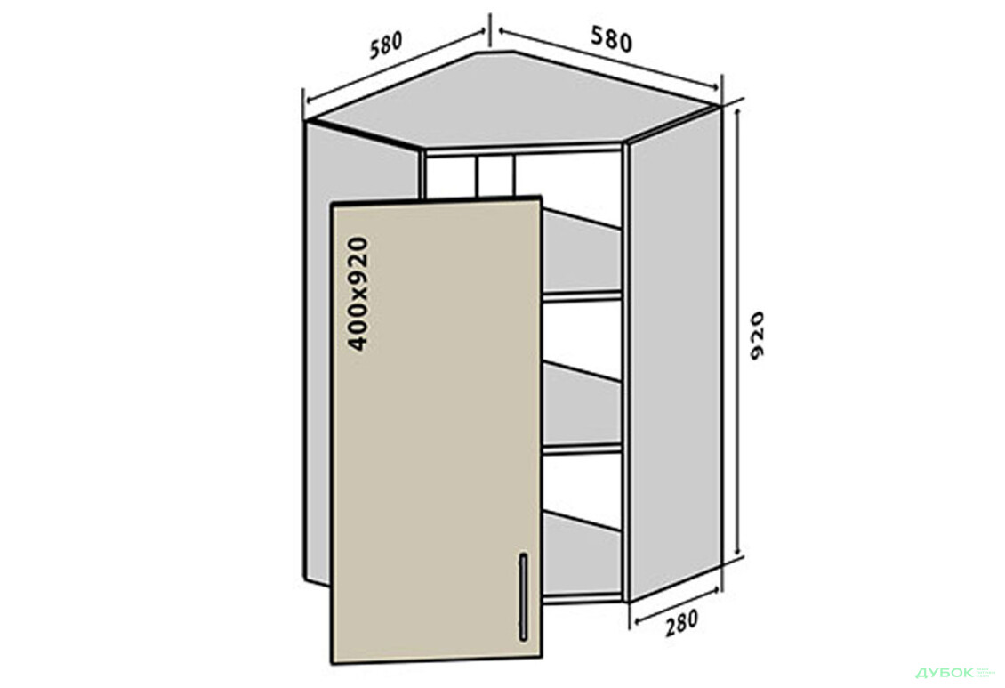 В54 Тумба 1Д 58 Вудлайн / WoodLine Вип-Мастер - Изображение 1 Изображение 1 - В54 Тумба 1Д 58 Вудлайн / WoodLine Вип-Мастер