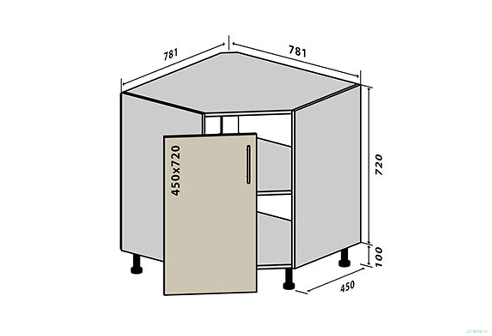 Н34 Тумба кутова мийка Вудлайн / WoodLine VIP-master - Зображення 1 Зображення 1 - Н34 Тумба кутова мийка Вудлайн / WoodLine VIP-master