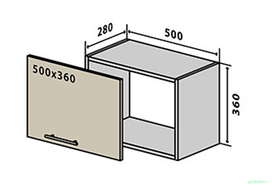 В27 Тумба 1Д 50 Вудлайн / WoodLine VIP-master