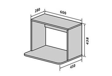 В75 Полиця 60 Альбіна VIP-master