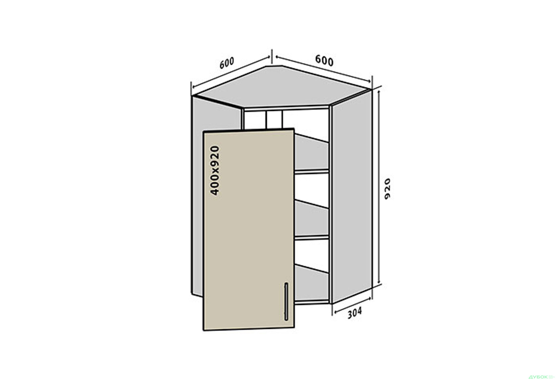 В54 Тумба 1Д 60 Вудлайн Люкс / WoodLine Luxe VIP-master - Зображення 1 Зображення 1 - В54 Тумба 1Д 60 Вудлайн Люкс / WoodLine Luxe VIP-master